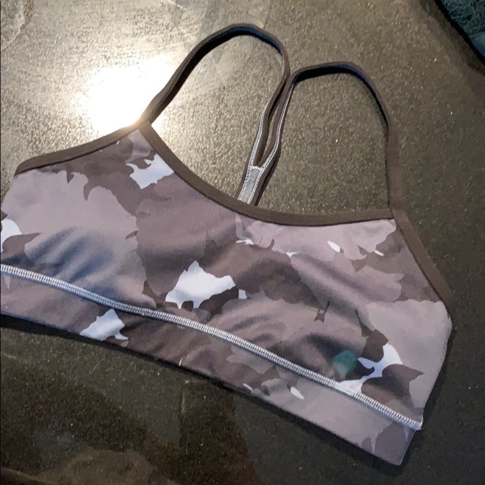 Lululemon Flow Y Camo Bra Size 6